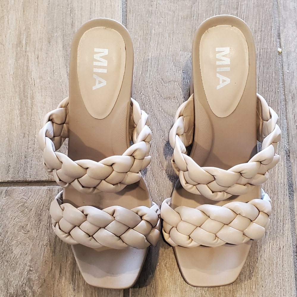 Open toe heels